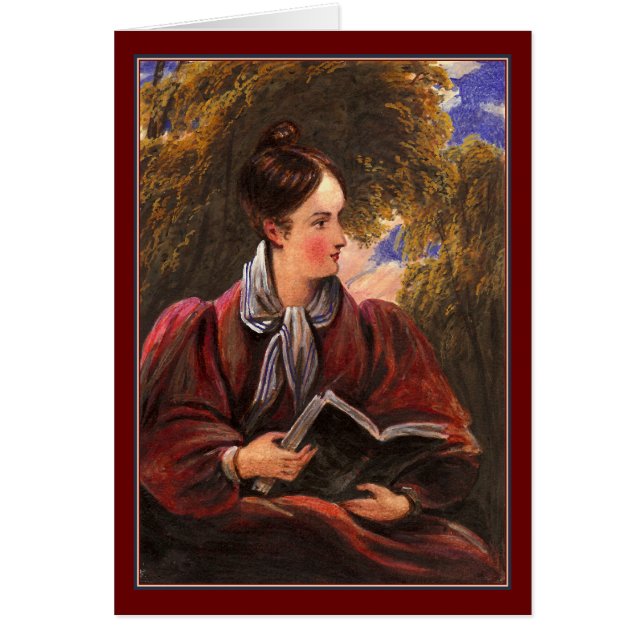 Der romantische Leser, Allegorie der Literatur (Vorne)