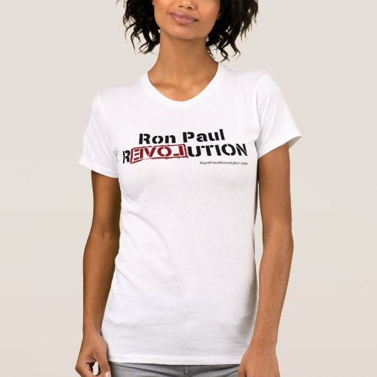 Der Ron Paul der Frauen Revolutions-Shirt T-Shirt (Vorderseite)