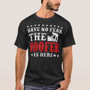 Der Roofer ist hier, die sonnigen Dächer Männer T-Shirt