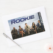 der Rookie-Fernseher Rechteckiger Aufkleber (Umschlag)