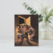 Der Roosevelt bewirbt sich als Detektiv für den Te Postkarte (Stehend Vorderseite)