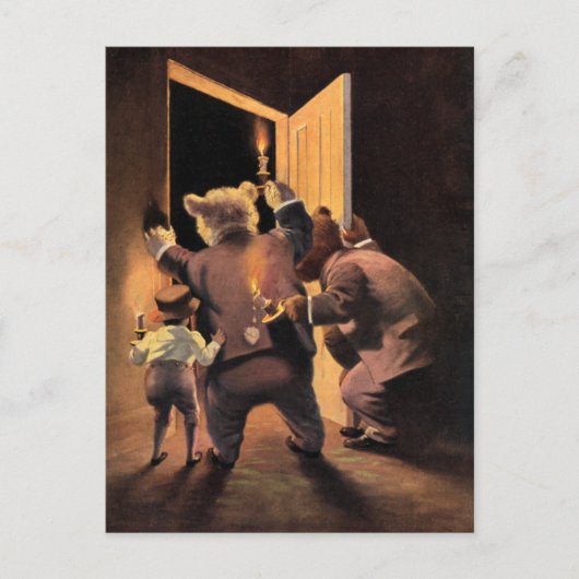 Der Roosevelt bewirbt sich als Detektiv für den Te Postkarte (Vorderseite)