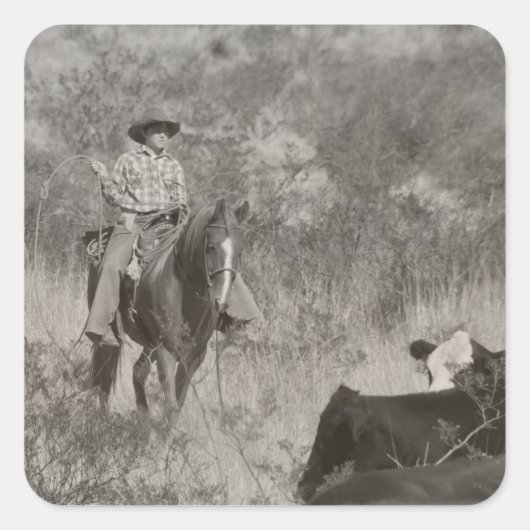 Der Roper Quadratischer Aufkleber (Vorderseite)