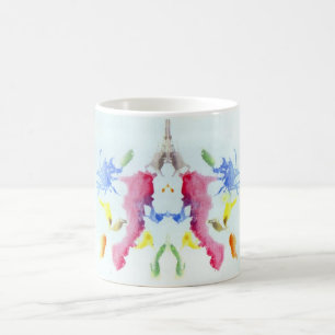 Der Rorschach-Test Klecksografien Tafel 10 Krebs L Kaffeetasse