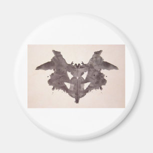 Der Rorschach-Test Klecksografien Tafel 1 Flederma Magnet