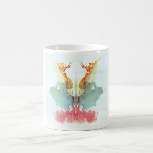 Der Rorschach-Test Klecksografien Tafel 9 Mensch Kaffeetasse