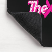 Der rosa Brustkrebs unterstützt den Krebskrieger Mousepad (Ecke)