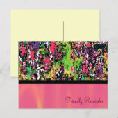 Der rosa Designer ~ Postkarte (Vorne/Hinten)