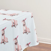 Der rosa Donkey Tischdecke (Beispiel)