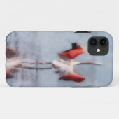 Der rosa Flamingo in der Wasserfarbe Case-Mate iPhone Hülle (Rückseite (Horizontal))