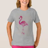 Der rosa Flamingo T-Shirt (Vorderseite)