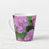Der Rosa Hortensia-Hydrangebusch Milchtasse (Linke Ecke)