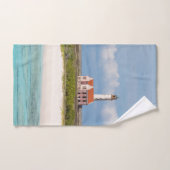 Der rosa Leuchtturm von Klein Curaçao 1 Badhandtuch Set (Handtuch)