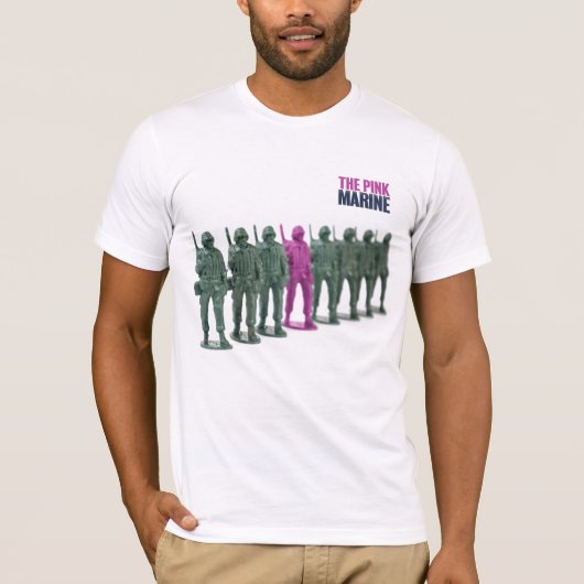 Der rosa MarineT - Shirt (Vorderseite)
