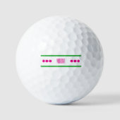 Der rosa Millionärs-Drive-Golfball Golfball (Vorderseite)