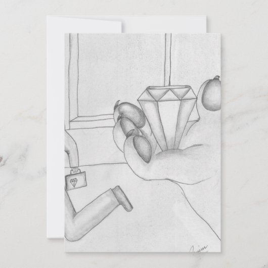 Der rosa Panther Feiertagskarte (Vorderseite)