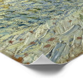 Der rosa Pfirsichbaum von Van Gogh Poster (Ecke)