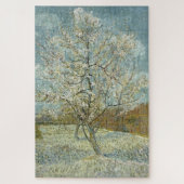 Der rosa Pfirsichbaum von Van Gogh Puzzle (Vertikal)