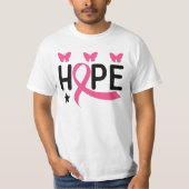 Der rosa Ribbon-Krieger kämpft gegen Brustkrebs im T-Shirt (Vorderseite)