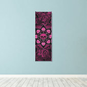 Der rosa Schädel Leinwanddruck (Insitu (Holzboden))