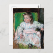 Der rosa Schnaps, Mary Cassatt Postkarte (Vorne/Hinten)