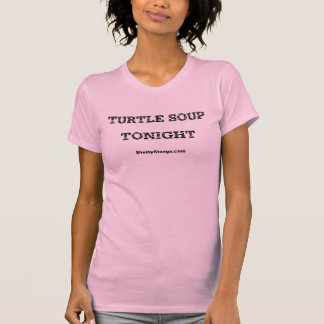 Der rosa T - Shirt der Schildkröte-Suppen-heute