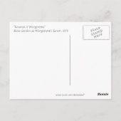 Der Rose-Garten in Wargemont Postkarte (Rückseite)