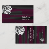 der ROSEN-311-SMASHING KASTANIENBRAUN TIEF Visitenkarte (Vorne/Hinten)