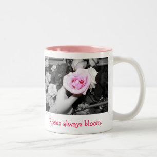Der Rosen Kaffee-Tasse Blüte immer Zweifarbige Tasse