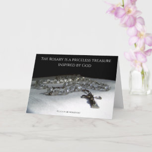 Der Rosenkranz, ein von Gott Inspirierter unschätz Karte