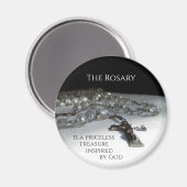 Der Rosenkranz, ein von Gott Inspirierter unschätz Magnet (Vorderseite/Rückseite)