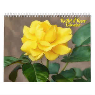 Der Rosenkunst-Kalender für Blumenliebhaber Kalender