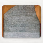 Der Rosetta Stein, von Fort-St. Julien, Mousepad<br><div class="desc">Ägyptischer Ptolemaic Zeitraum 's der Rosetta Stein,  von Fort-St. Julien,  EL-Rashid (Rosetta) 196 (sehen Sie auch 138897),  BC gelegen bei British Museum,  London,  Großbritannien. Der Rosetta Stein,  von Fort-St. Julien,  EL-Rashid (Rosetta) 196 BC (sehen Sie auch 138897),  wurde um das 2. Jahrhundert hergestellt.</div>