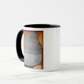 Der Rosetta Stein, von Fort-St. Julien, Tasse (Vorderseite Links)