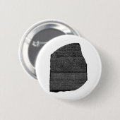 Der Rosetta Steinägyptische GranodioriteStele Button (Vorne & Hinten)