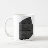 Der Rosetta Steinägyptische GranodioriteStele Kaffeetasse (Links)
