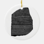 Der Rosetta Steinägyptische GranodioriteStele Keramik Ornament (Hinten)