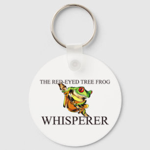 Der Rot-Mit Augen Baum-FroschWhisperer Schlüsselanhänger