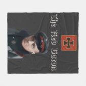 Der Rote Baron Erster Weltkrieg Fleecedecke (Vorderseite (Horizontal))