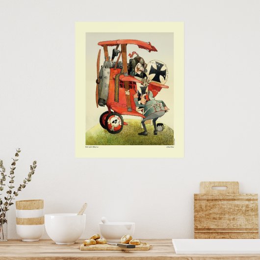 Der rote Baron Poster (Küche)