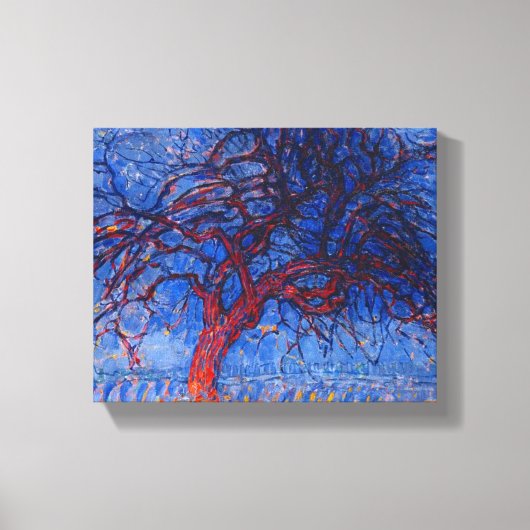 DER ROTE BAUM, Leinwand, Kunst PIET MONDRIAN Leinwanddruck (Vorderseite)