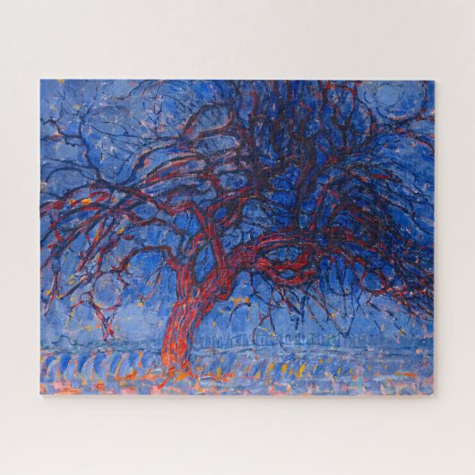 Der Rote Baum von Piet Mondrian Puzzle (Horizontal)