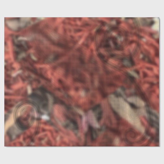 Der rote Busch Geschenkpapier (Flach)