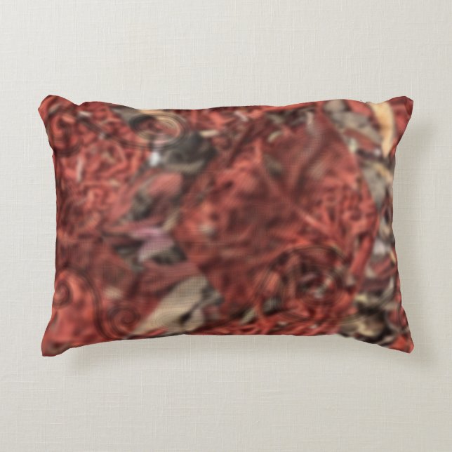 Der rote Bush Dekokissen (Vorderseite)