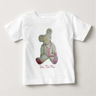 der rote der Entwurf Bogen-Kinder des alten Baby T-shirt