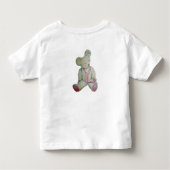 der rote der Entwurf Bogen-Kinder des alten Kleinkind T-shirt (Rückseite)