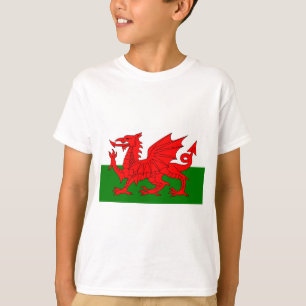 Der rote Drache [Flagge von Wales] T-Shirt