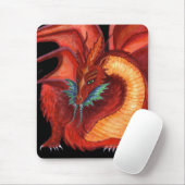 Der rote Drache Mousepad (Mit Mouse)