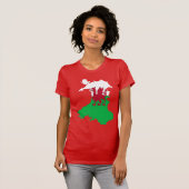 Der rote Drache wird den Weg weisen T-Shirt (Vorne ganz)