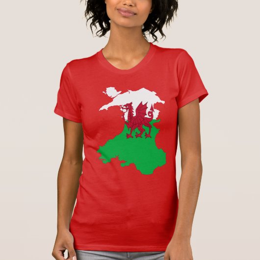 Der rote Drache wird den Weg weisen T-Shirt (Vorderseite)